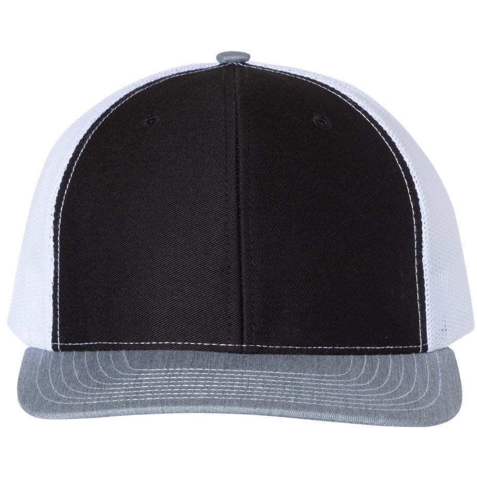 Black/ White/ Heather Grey