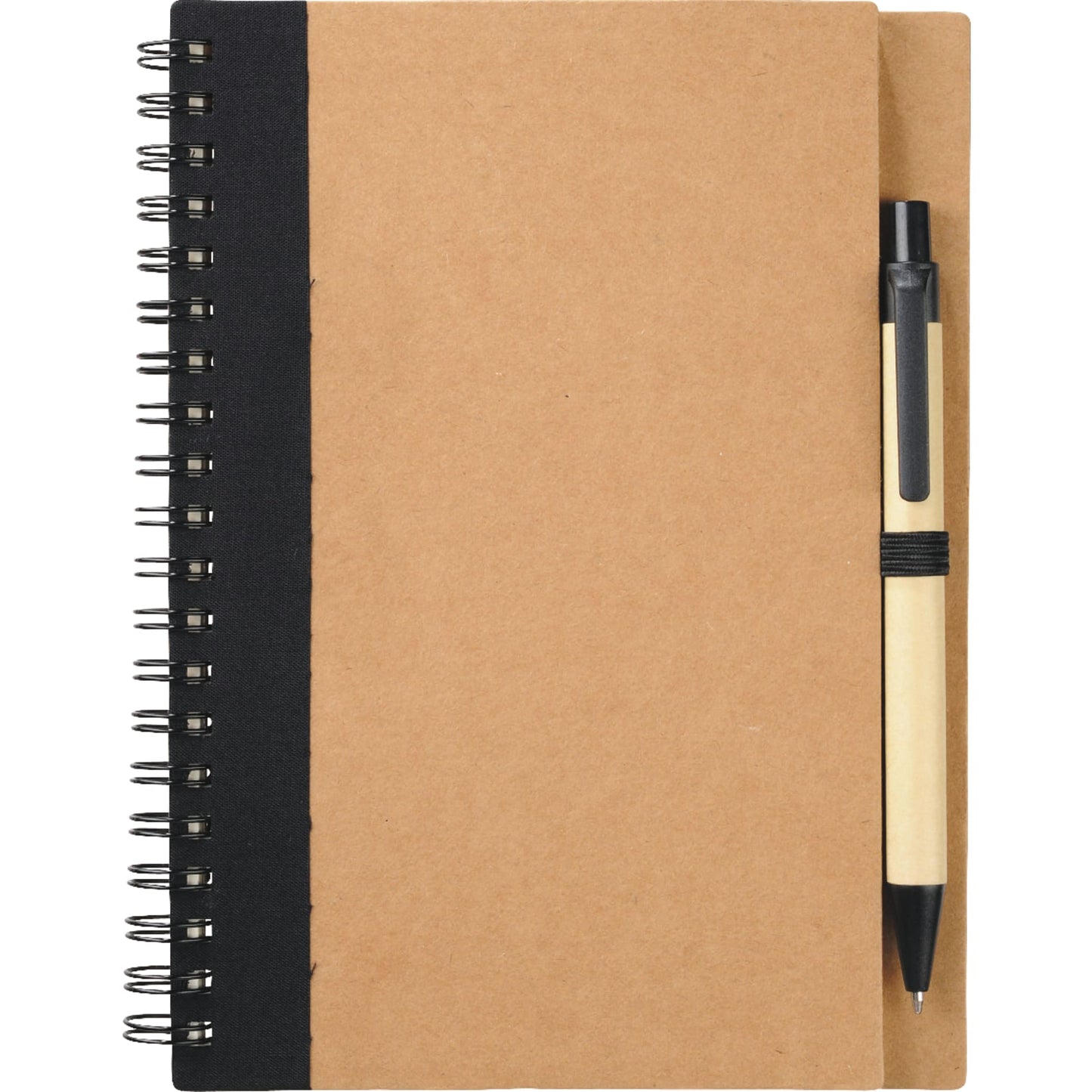 5" x 7" Eco-Friendly Spiral Notebook with Pen